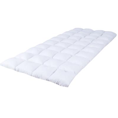 China New Handmade Memory Bottom Alternative Thick Polyester Fiber Mattress Topper for sale