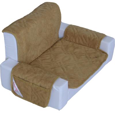 China China Wholesale Plain Waterproof Microfiber Quilted Sofa Cover for sale