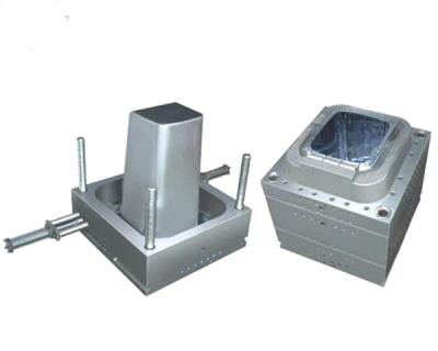 China Factory Plastic Plastic Mold Trash Bin Trash Bin Mold Plastic Injection Mold for sale