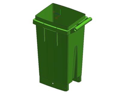 China Custom Plastic Outdoor Plastic Waste Bin Mold Waste Bin Molds Plastic Injection Molding for sale