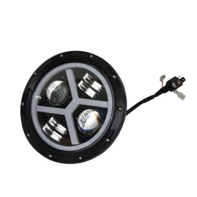 China High Brightness 7 Inch Led Headlight For Land Rover Defender Accessories Halo Led Lights For Land Rover Defender Accessories Parts for sale