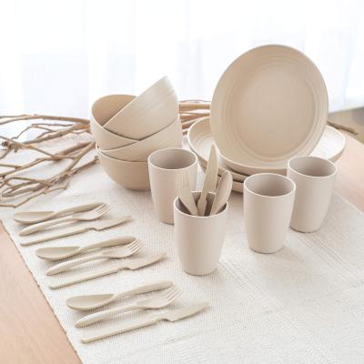 China 2021New Life Style Eco-Friendly Sustainable Environmental Light Wheat Straw Biodegradable Tableware for sale