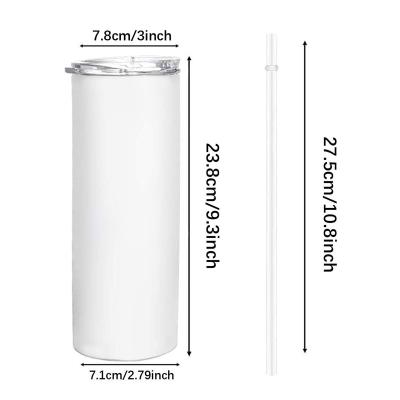 China Sustainable Double Wall Insulated Mug 20 oz Mugs With Lids And Straws Heat Transfer Printing Logo Mugs Acceptable Stainless Steel Tumbler for sale