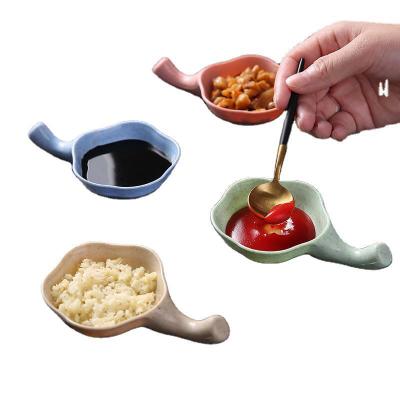 China Sustainable Ketchup, Pepper Seasoning Wheat Straw Dinnerware Set Biodegradable Dip Bowl Sauce Container Cutlery Set for sale