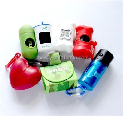 China Viable Different Shape Dog Waste Bag Dispenser for sale