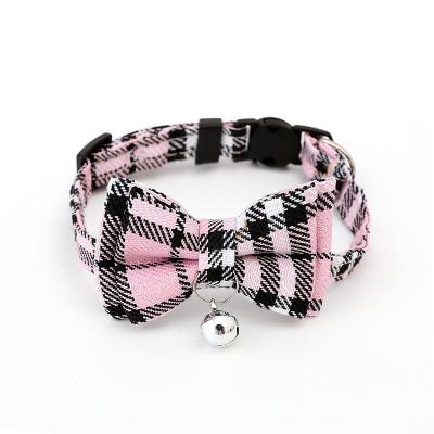 China Custom Soft Comfortable Adjustable Bow Tie Dog Cat Collar Unique Style Paws Collars PET Bow Collars for sale