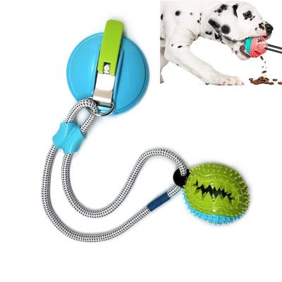 China NEW Sustainable Interactive Pet Chew Toy Aggressive Chewers Teeth Cleaning Dog Bite Toy Puzzle Treat Food Dispensing Molar Ball Toy for sale