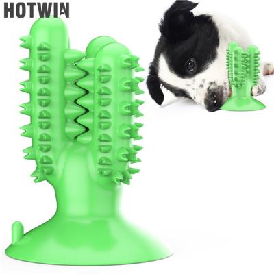 China Viable Indestructible Hard Teeth Cleaning Dental Care Toys Dental Suction Cup Stick Care Dog Chew Brushing Dental Oral Toy for sale