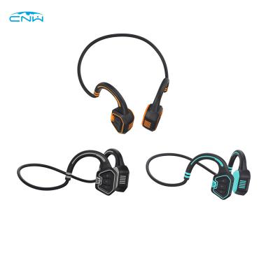 China Custom-made quality osteoconductive prosthesis adjustable radio tooth bone conduction music blue swimming earphones for sale