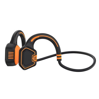 China Ip68 Osteoconductivity Music Bone Connector Waterproof Earphone Neckband Swimmer Neck Band Wireless Headset for sale