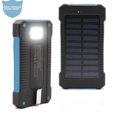 China Solar panel charge 100% full charge by sunlight 8000mah portable waterproof, 10000mah, 2000mah, 30000mah solar power bank for sale