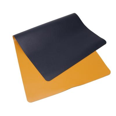 China Leather Office Mat Esports Gaming Mouse Pad Protective PVC Mat Pad Factory Logo Printed Non Slip Office Anti-Slip Custom Keyboard Home Office for sale