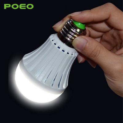 China High Quality CE Rohs IC 5w Blackout Emergency Rechargeable Led Bulb Light for sale