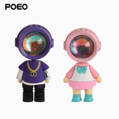 China Creative ABS Astronaut Starry Sky Projector Night Light Bedroom Atmosphere Table Lamp Home Decoration Ornaments Lighting Lamp for sale