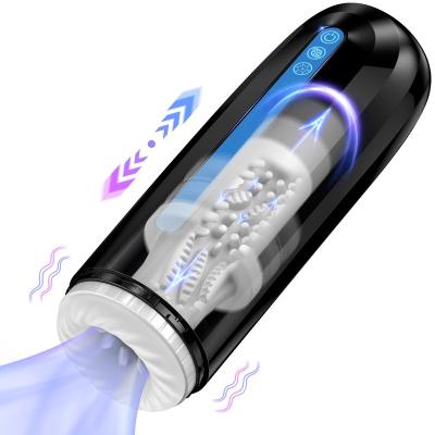 China Thrust and vibration modes Men's masturbators, men's electric sex toys, upgraded masturbators with vibration/heating functions, men's sex toys, solos, mast for sale