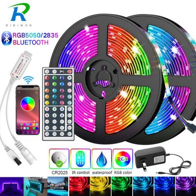 China Cheap Price High Quality Domestic 12V 5050 5/10 Meter RGB Waterproof Smart Lux LED Strip Light for sale