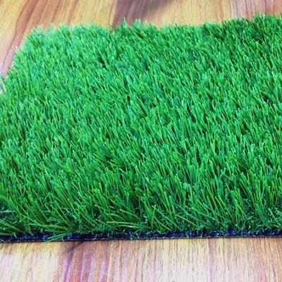 China Football 30mm Low Cost Slot Film Blades Artificial Grass For Football Running Track for sale