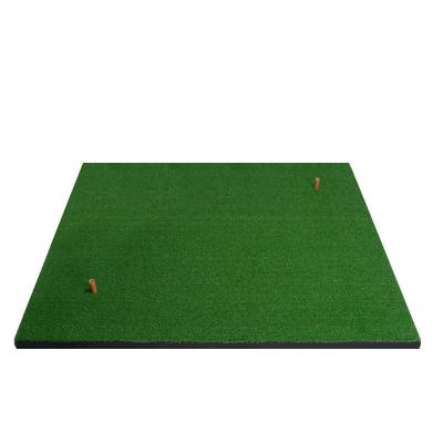 China Portable Mini Indoor Golf Putting Portable Indoor Golf Hitting Green Mat With EVA Shockpad Base for sale