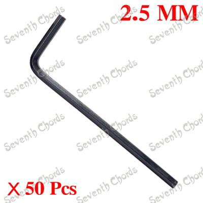 China Metal new 50 Pcs 2mm Hexagon Allen Wrench for Bass Guitar Tone Volume Tunning Knob Adjustment -Hex Wrench Key- Guitar DIY Repair Tool for sale