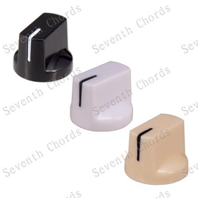 China Plastic 4 Pcs Plastic T Font Electric Bass Guitar Volume Tone Control Knobs Buttons for sale