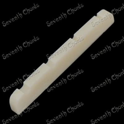 China Bone 10 Pcs Bone Nuts for 4 String Bass Guitar / Size 42 x 3 x 6 - 5.5mm for sale