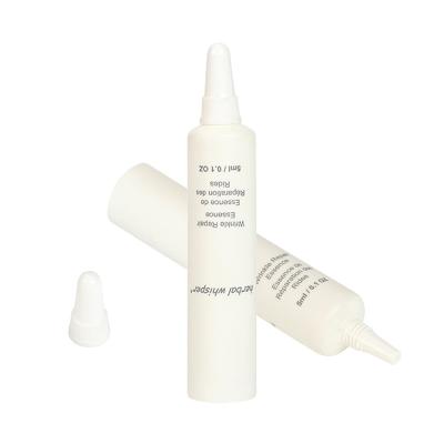 China Soft Cosmetic PE Tube With Massage Applicator Lids Eye Cream Airless Tube Packaging Plastic Cosmetic Tube for sale