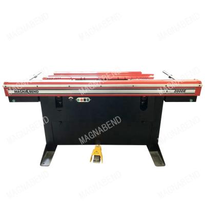 China energy & Sheet Metal Extracting Pneumatic Magnetic Bending Folding Machine With CE Magnabend 2000E for sale