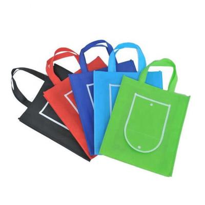 China Wholesale Custom Durable Printed Eco Friendly Recycle Foldable Woven Fabric Tote Shopping Bag For Grocery Shop Unlaminated Reusable for sale