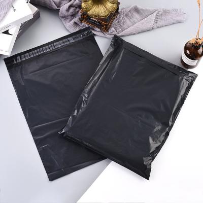 China Shipping 100% Recycle Biodegradable Custom Self-Sealing Folder Packaging Matte Black Poly Compostable Mailer Messenger Bag for sale