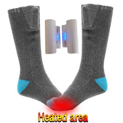 China Winna Heated Socks Winter Electric Sustainable Rechargeable 3 Heating Arrangements Thermal Sock For Men And Women for sale