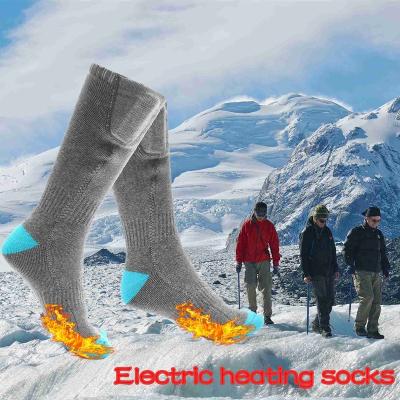 China Winter Socks Electric Heated Foot Warmer 3.7V Rechargeable Battery Sustainable Men's Women's Cold Feet Hunting Skiing Camping for sale