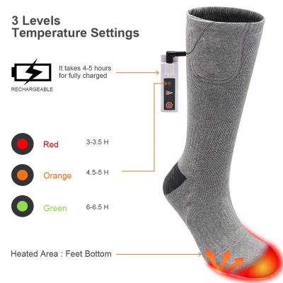 China Rechargeable Viable Battery Operated 3.7V Passionate Socks for Men Women Sports Outdoor Winter Kit Camping Hiking Climbing Warm Socks for sale