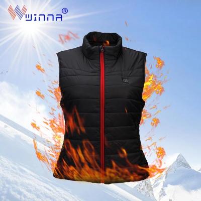 China Anti-Shrink Vest 5V/2A Portable USB Battery Powered Women Heater Charging Heater 3 Levels Light Winter Outdoor Running Rise for sale