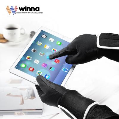 China Winna Heated Gloves Liner Thin Passionate Gloves with 2200mAh Lithium Battery Heating Gloves Touch Screen Rechargeable Hunting for sale