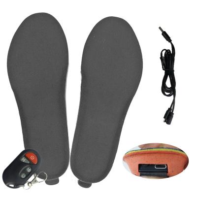 China Fast Electric Heated Insoles USB Charging Heating Warm Unisex 3 Levels Battery Operated For Winter Hunting Skiing Running for sale