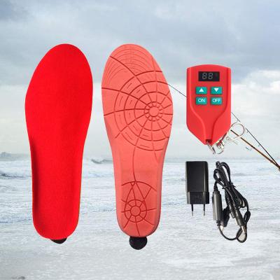 China Winter USB Heating Thermal Electric Ski Insoles Shoe Pads Winter Keep Warmer Heated Insoles Rechargeable Heating Insoles For Skiing for sale