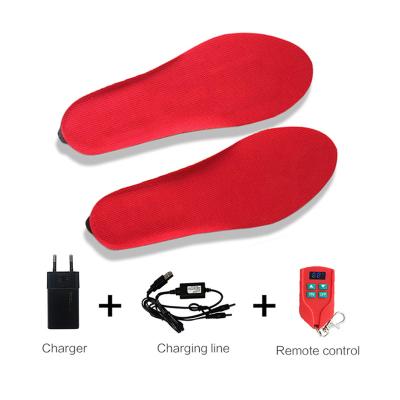 China Winter Remote Control Shock Absorption Foot Cold Rechargeable Heated Insoles Temperature Insoles for Hunting Fishing Hiking Camping for sale