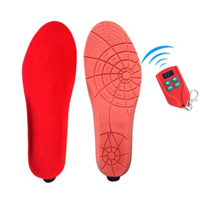 China Ski Snow Wear Mountaineering Hunting Fishing Hiking LED Remote Control Heated Insoles For Motorcycle Boots Powered By Heating Carbon Fiber 3.7V 2000 mAh Batteries for sale