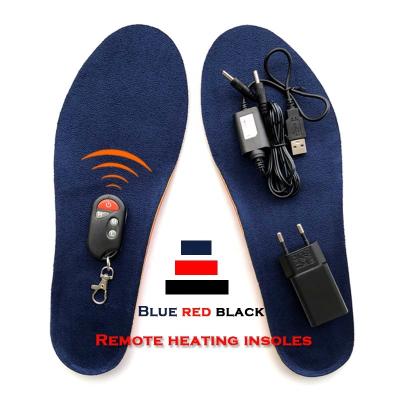 China Rechargeable Shock Absorption Smart Electric Battery Heating Insoles Heated Heat-Keep Fit-to-Fit Pads Multiple DIY With Remote Control for sale