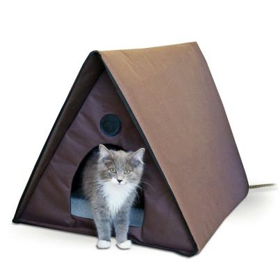 China Sustainable Waterproof Windproof Heated Durable Eco - Friendly Multi Functional Luxury Pet House Cat House for sale