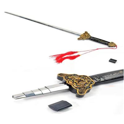 China A Retractable Telescopic Sword Stainless Steel Sword Fitness Props Toys For Children for sale