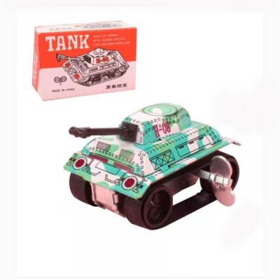 China Nostalgic Children's Toy Clockwork Tank Classic Chain On Chain Tank for sale