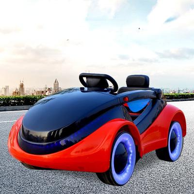 China Ride on car Toy Children's electric car laid down early education remote control music car baby toy four-wheeled car laid down for sale