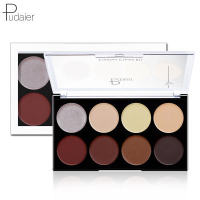 China Pudaier 8 Color Contour Cream Waterproof Palette To Build A Small V Face Private Label for sale