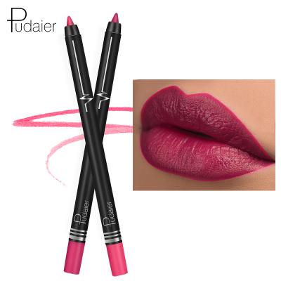 China 26 Colors Private Label Lip Liner Waterproof Hot Selling Waterproof Smooth Pencil For Clear Lip Line for sale