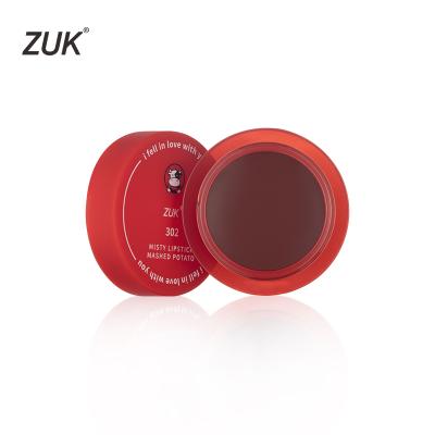 China ZUK Waterproof 3 Colors Moisturizing Mousse Matte Lip Mud Easy To Color Long Lasting Private Label for sale