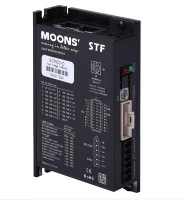 China MOONS eSCL Modbus/TCP Ethernet 2 Phase 24V DC 3A Stepper Motor Dual Channel Driver For Mobile Robot STF03-D STF03-D for sale