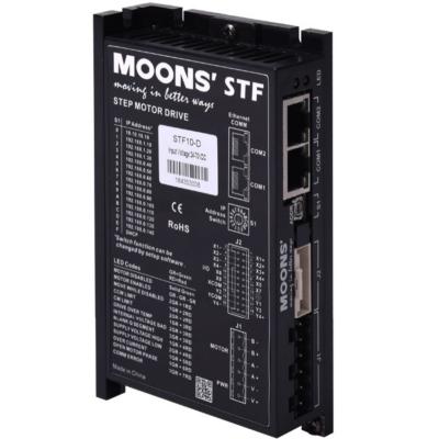 China Phase 48V 10A NEMA34 Stepper Motor Driver MOONS Modbus/TCP 2 fieldbus STF10-D STF10-D Ethernet for sale