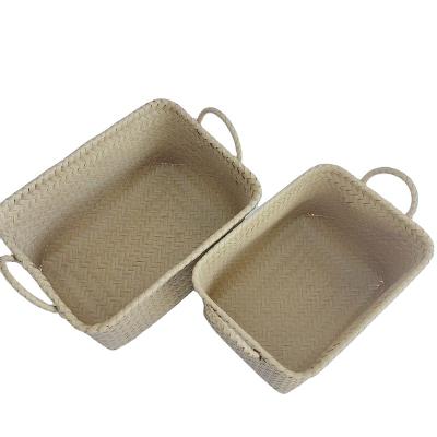 China Sustainable Storage Snack Storage Beverage Basket Multifunctional Woven Storage Baskets for sale