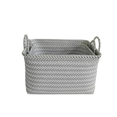 China New Design Storage Toyts Basket Gift Laundry Container Square Storage Basket Sustainable Storage Basket for sale